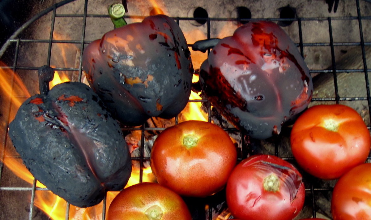 Roasted veggie soup recipe from Slows Bar B Q in Detroit