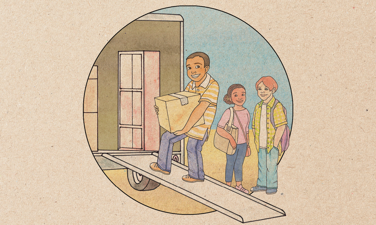 Helping kids deal with moving anxiety