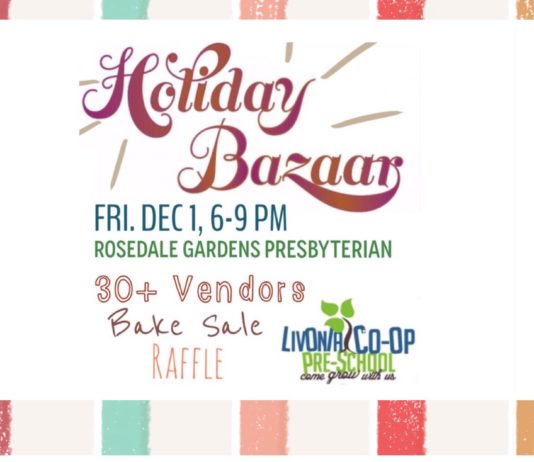 Holiday Bazaar Craft & Vendor Show at Rosedale Gardens Presbyterian Church in Livonia