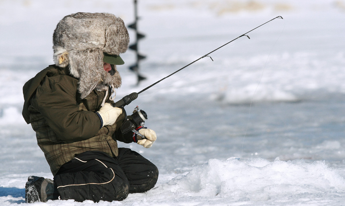 Free fishing weekend in winter
