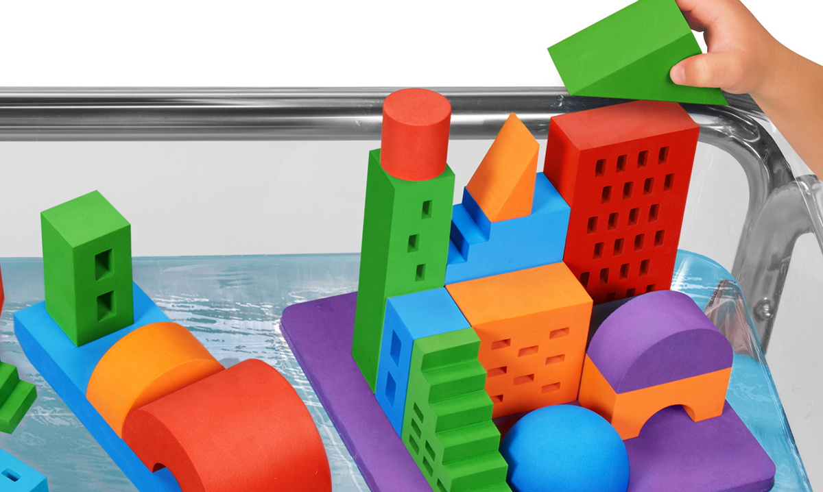 Win Design & Build Water Blocks From Lakeshore Learning