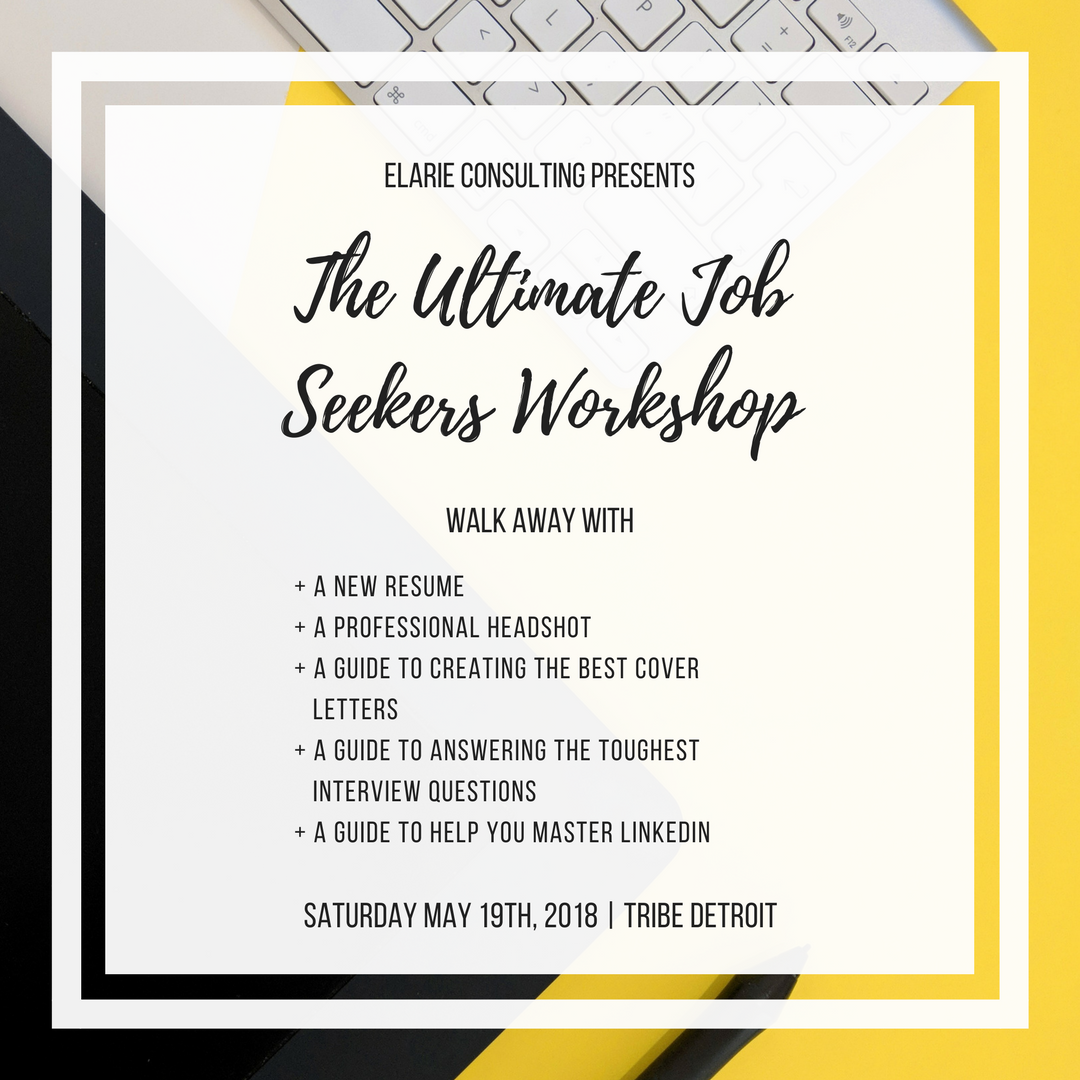 The Ultimate Job Seekers Workshop at Tribe Detroit in Warren