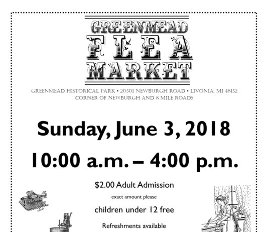 Greenmead’s Summer Flea Market at Greenmead Historical Park in Livonia