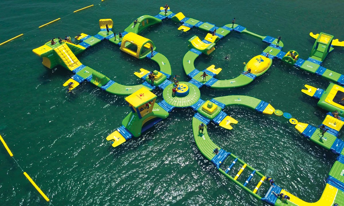 Whoazone at heron beach from above