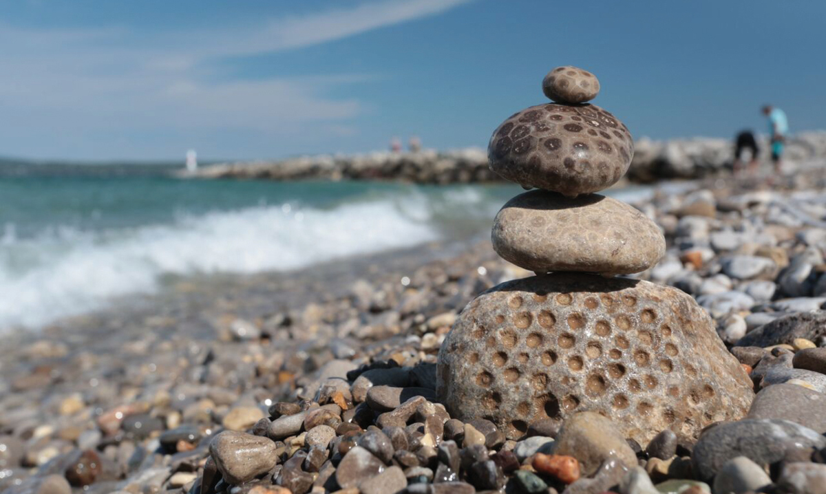 Michigan Rock Collecting Fun in Petoskey State Park and More