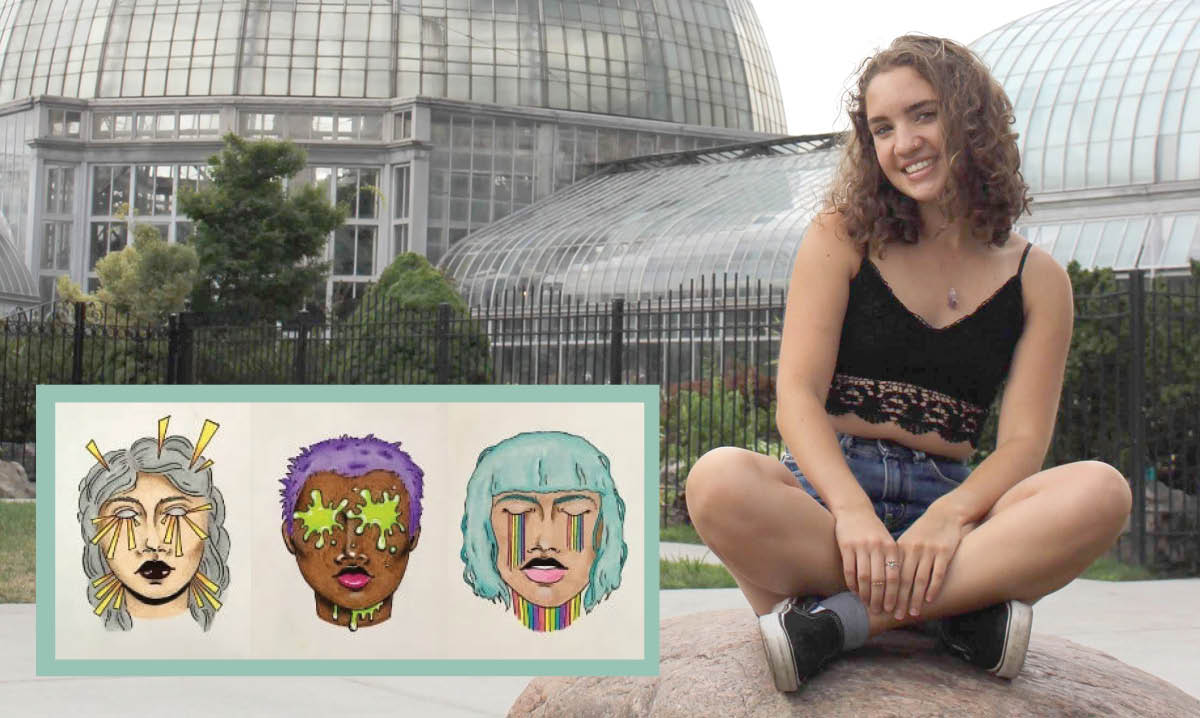 Christina Krysiak, teen mural artist