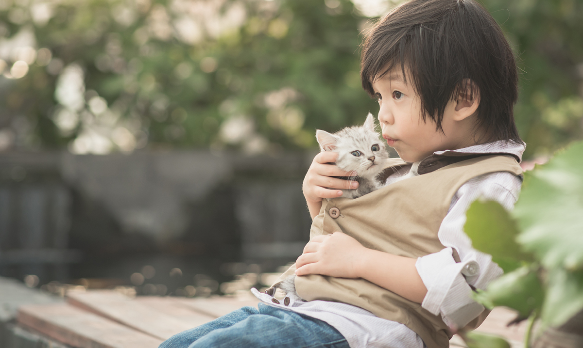The benefits of pets for child development
