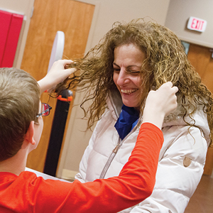 curly top hair birthday party