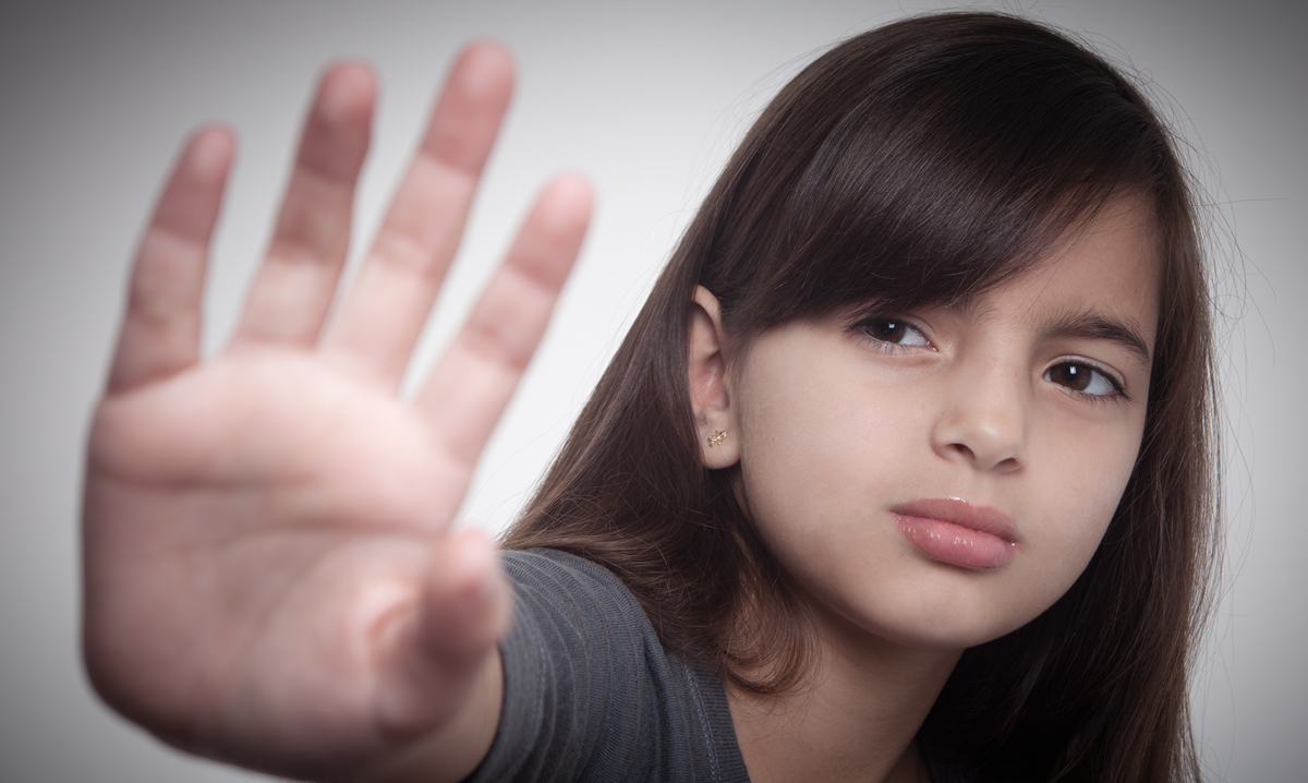 Against spanking kids