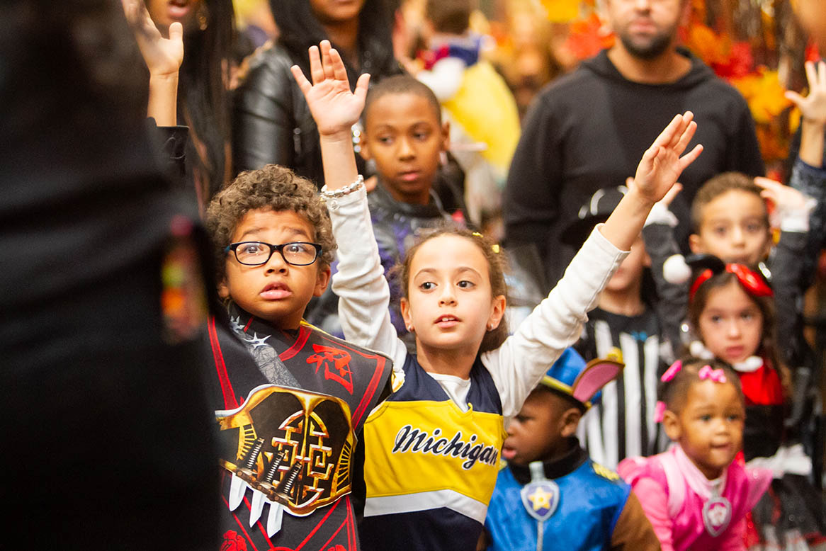 Monster Mash attendees at Orchard Mall on Oct. 26, 2018.