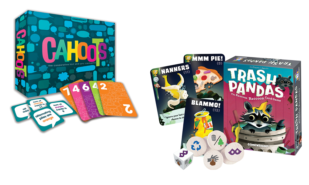 Win Trash Pandas and Cahoots Games by Gamewright