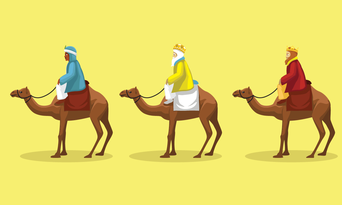 Three wise men on public school