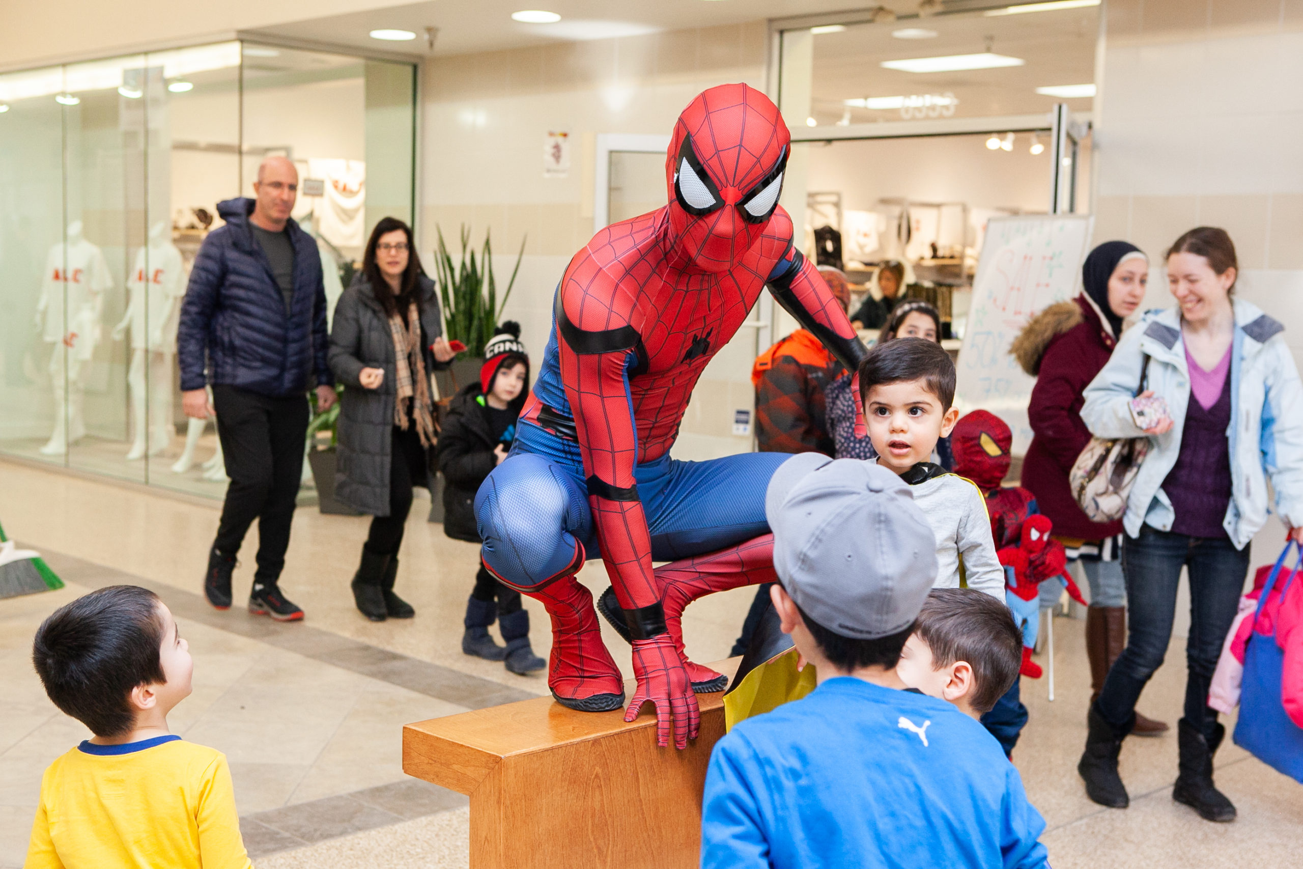 Spider Hero doing tricks