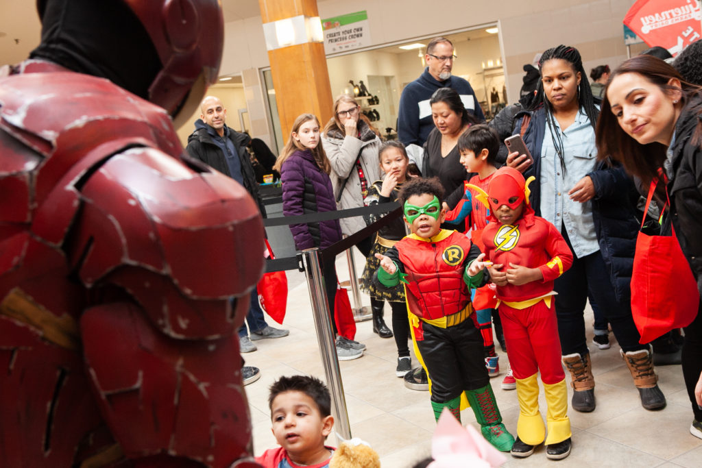 Kids at Hero Con with Man of Iron.