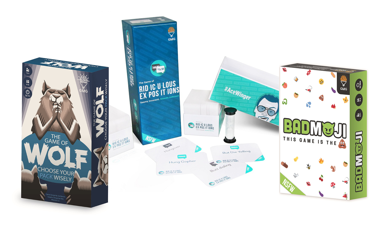 Win Three Grown-ups Only Games from Gray Matters Games