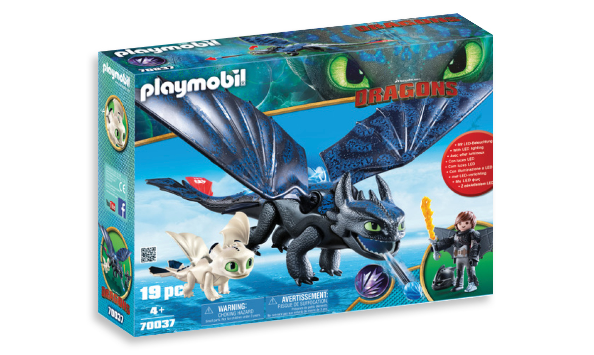 Playmobil DreamWorks Dragons Hiccup & Toothless with Baby Dragon