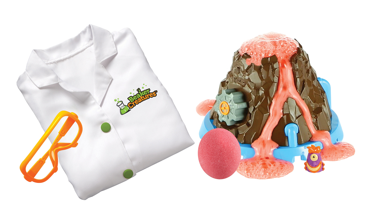 Win Beaker Creatures Bubbling Volcano Reactor and Lab Gear