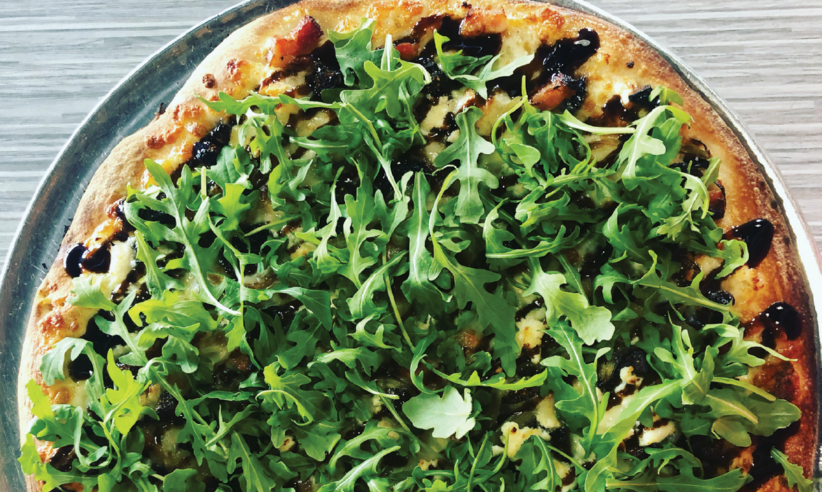 Fig & Pig pizza by Novella's Stone Fired Pizza in Michigan