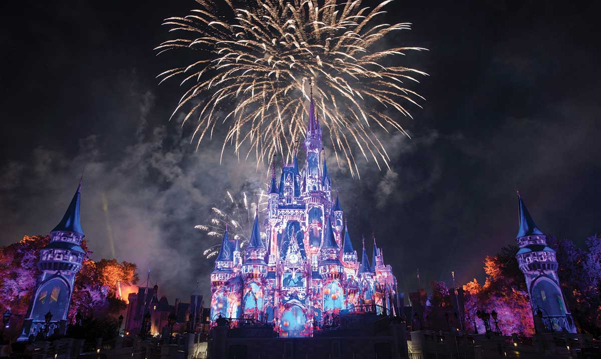 Firworks at the Disney Castle