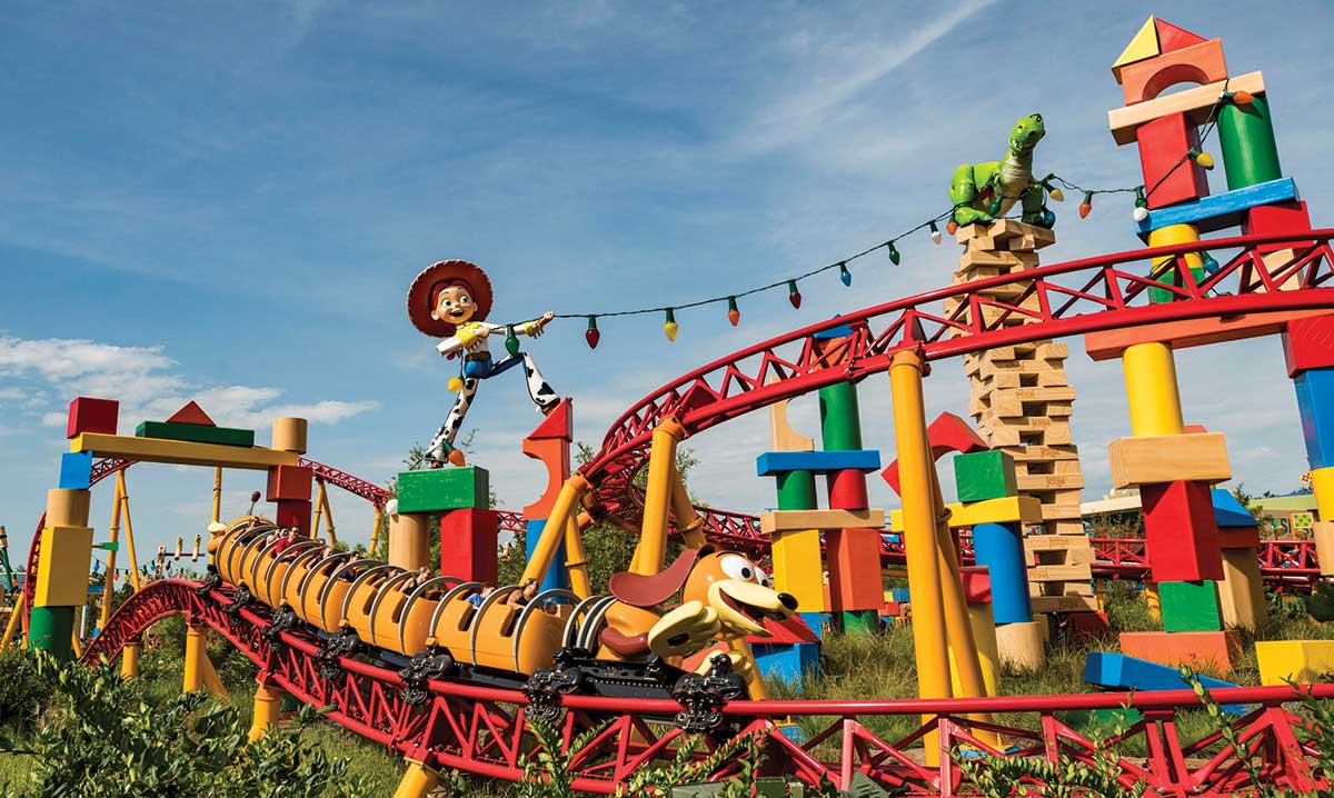 Slinky Dog Roller Coaster at Disney