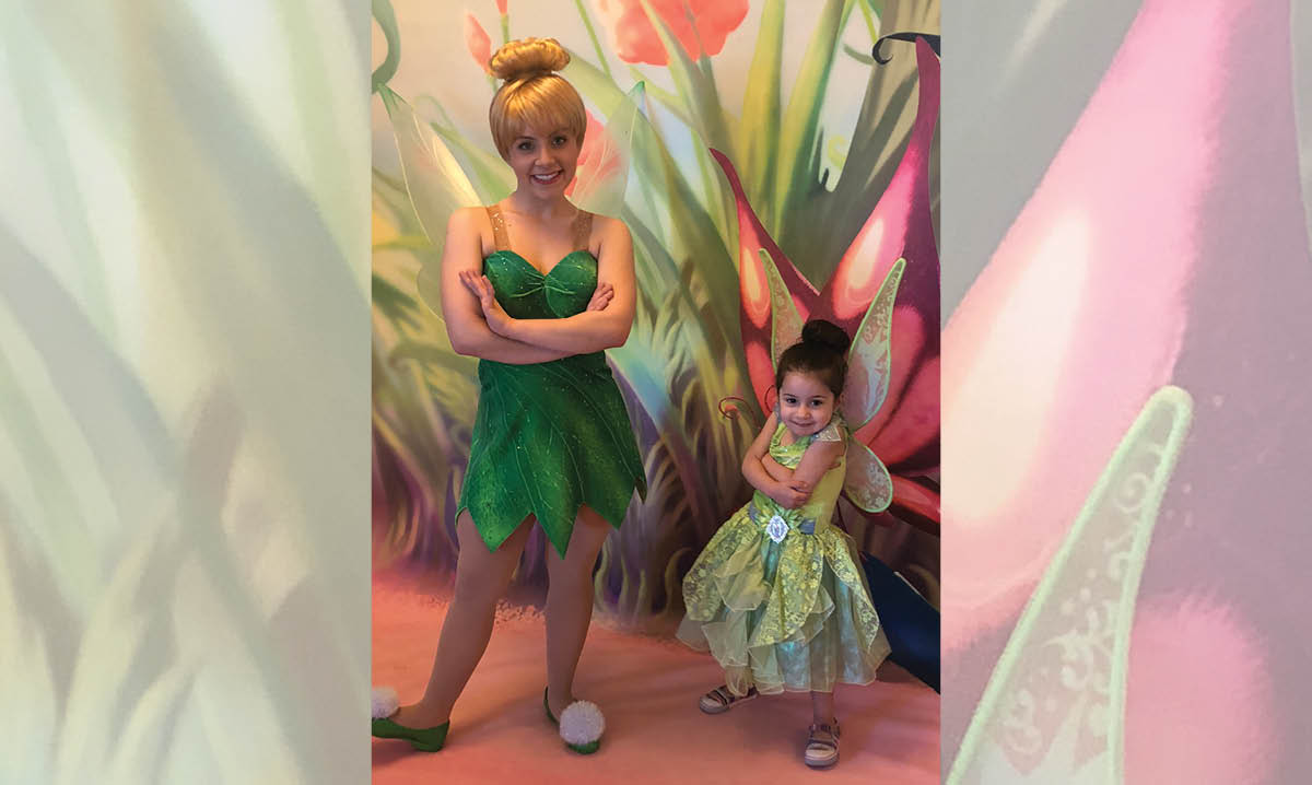 Kid with Tinkerbell