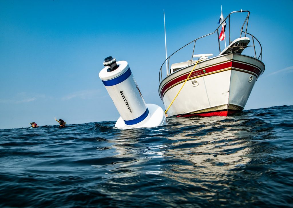 A boat in Alpena, Michigan