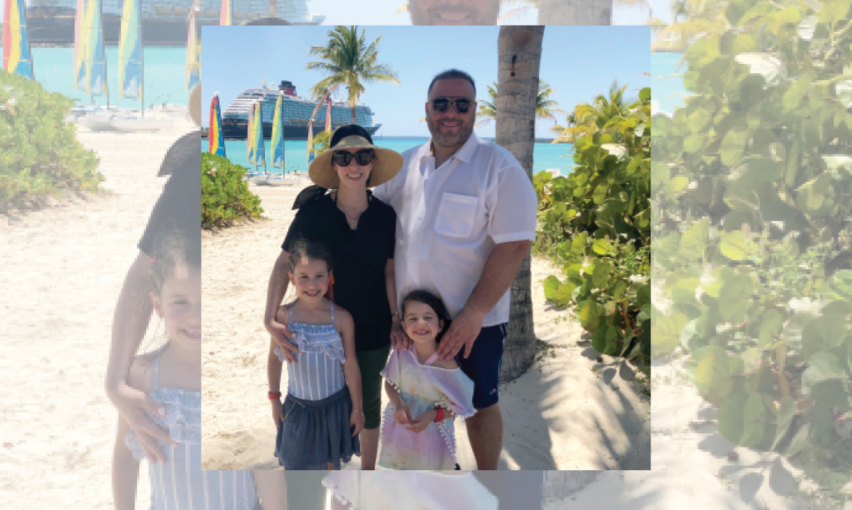 Disney Whisperer Rana Makki and her family on vacation