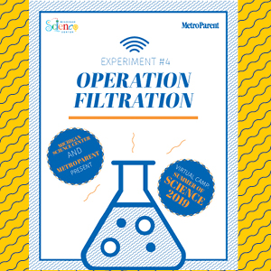 Cover of the virtual camp operation filtration experiment guide