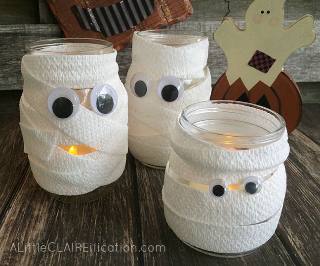 glowing mummy jars
