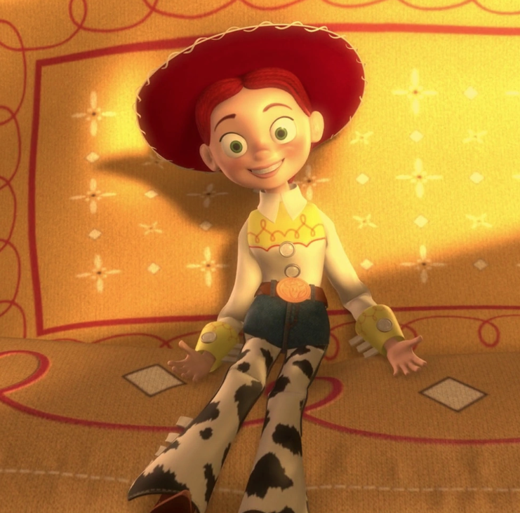 Screenshot of Jesse from Disney's Toy Story 2
