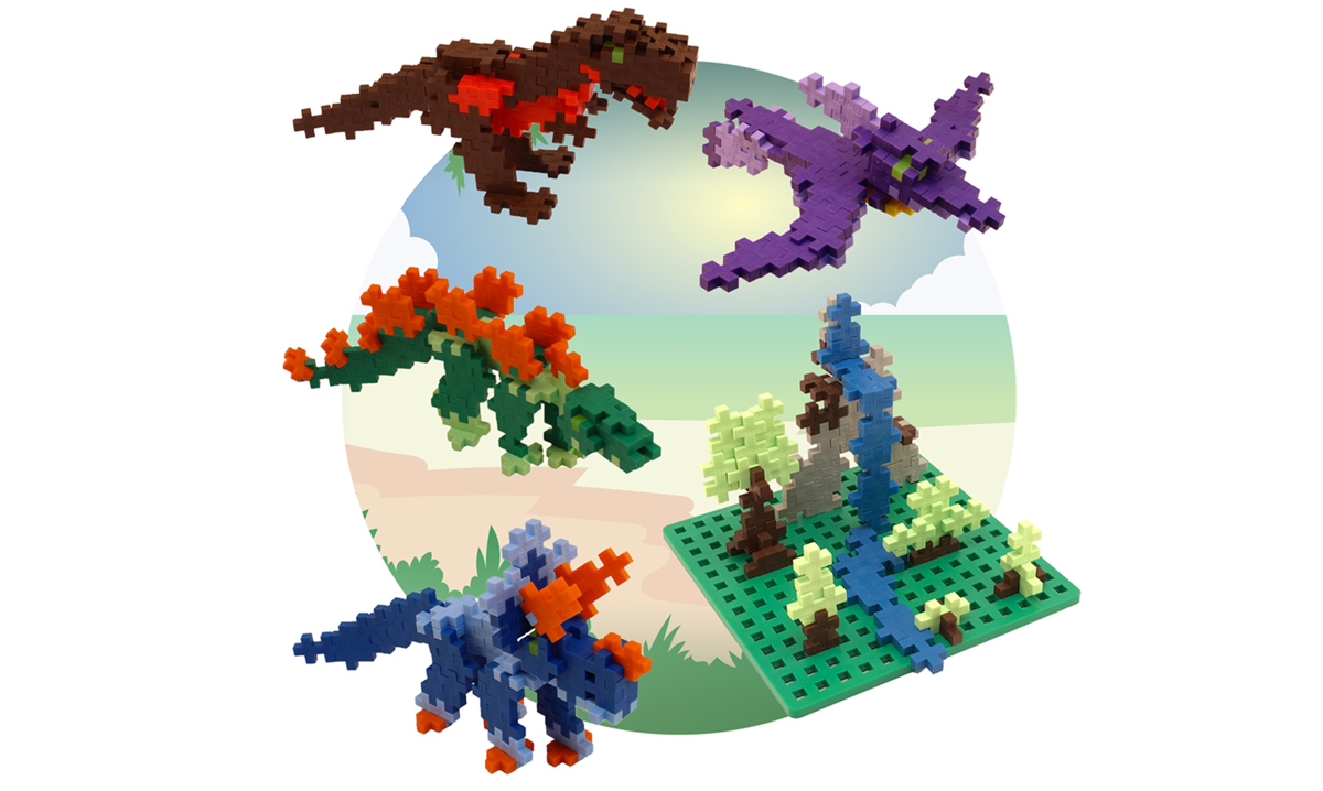 Win a Dinosaur Playset Bundle from Plus-Plus