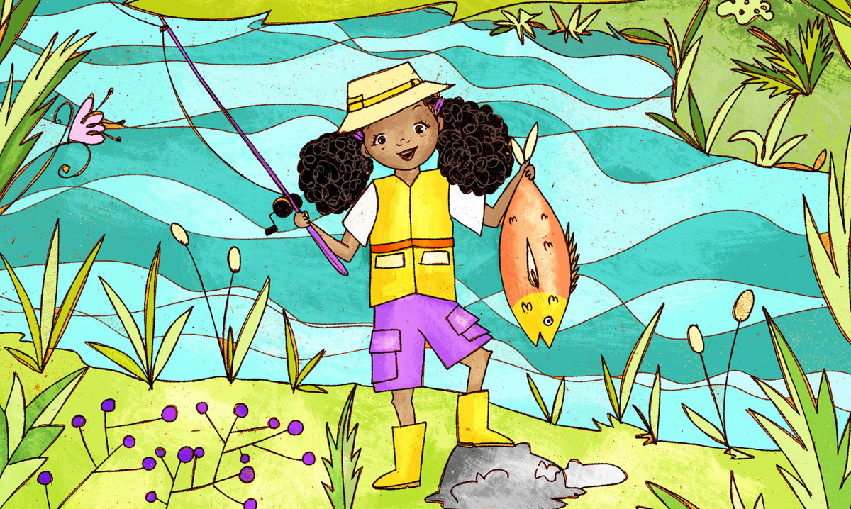 Cover of Nadia Goes to the Great Fishing Hole