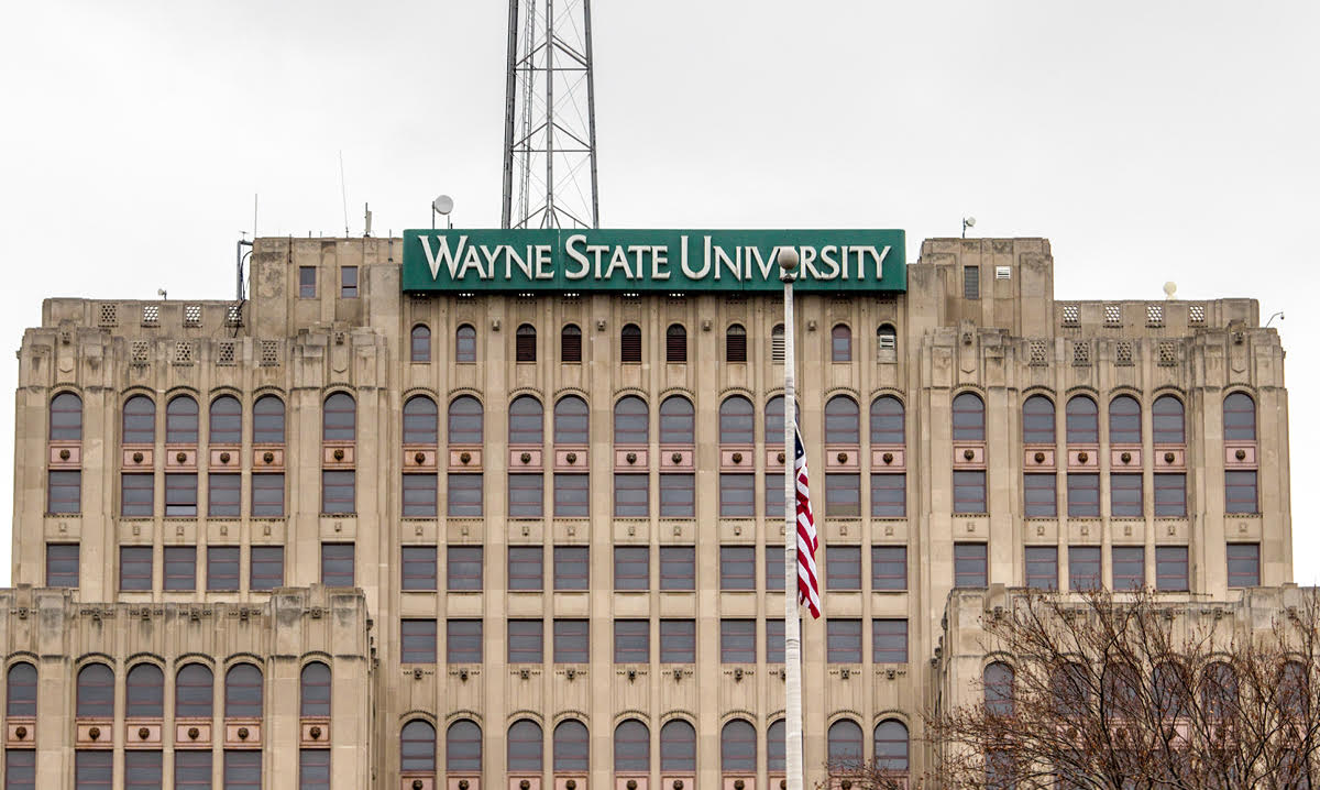 Photo of building at Wayne State University