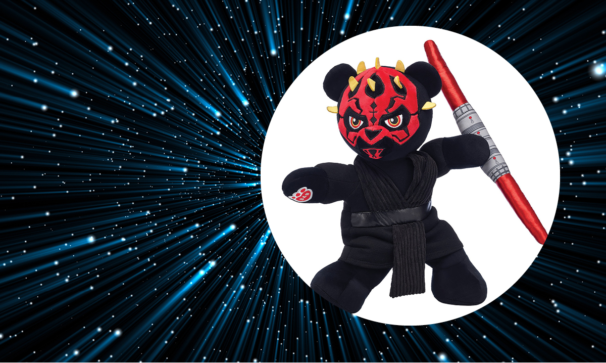 Win the Darth Maul Bear Gift Bundle from Build-A-Bear Workshop