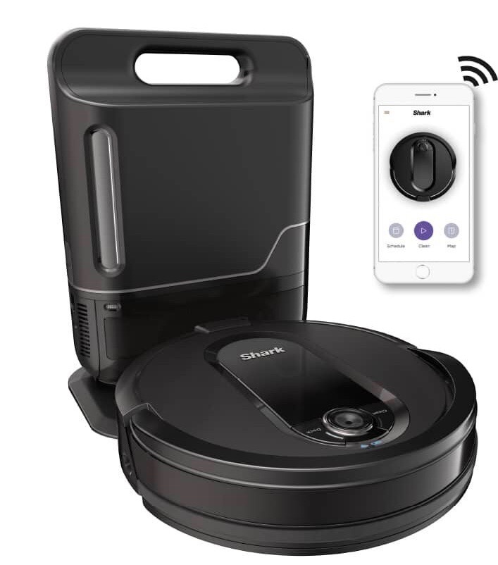 Shark IQ Robot Vacuum Cleaner on a white background