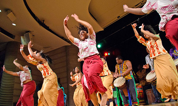 dancers at noel night in midtown detroit