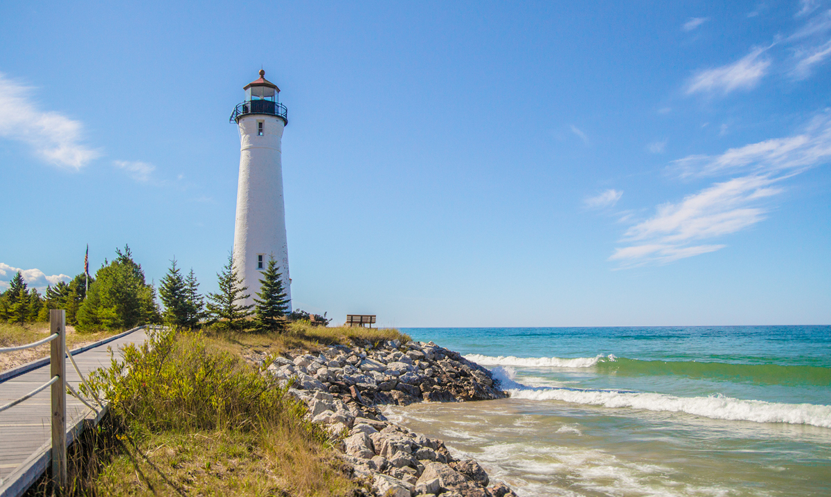 A Michigan lighthouse