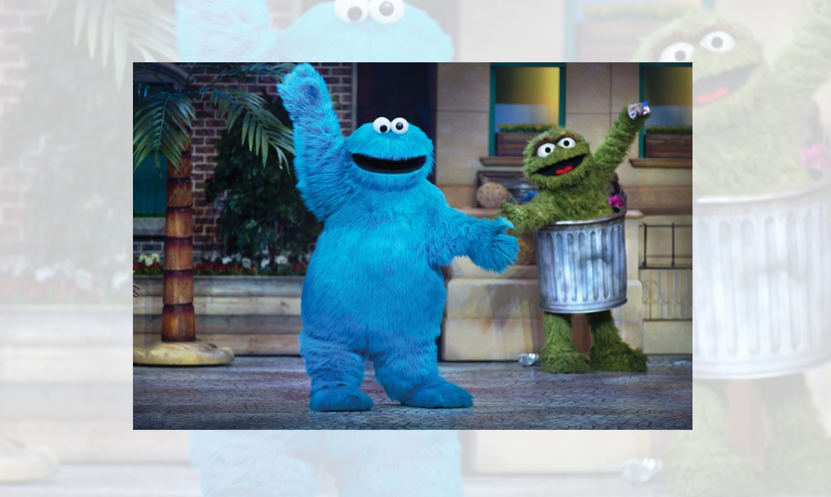 Cookie Monster and Oscar the Grouch