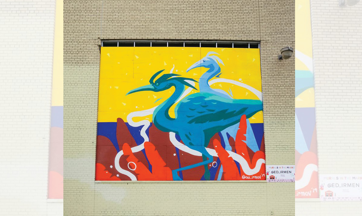 A mural from Murals in the market