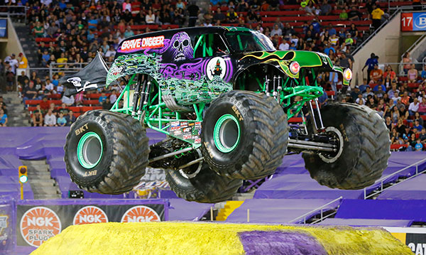 Grave Digger performs at Monster Jam