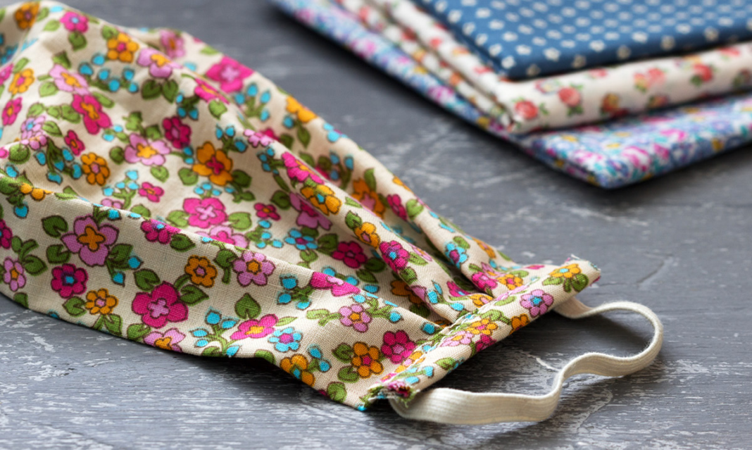 Close-up of colorful masks