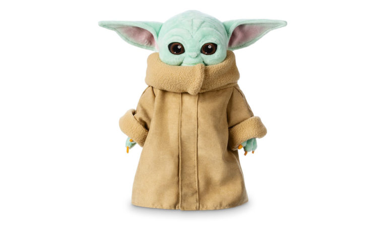 Win a Baby Yoda Plush Toy from the Disney Store