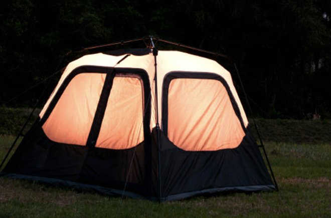 A camping tent