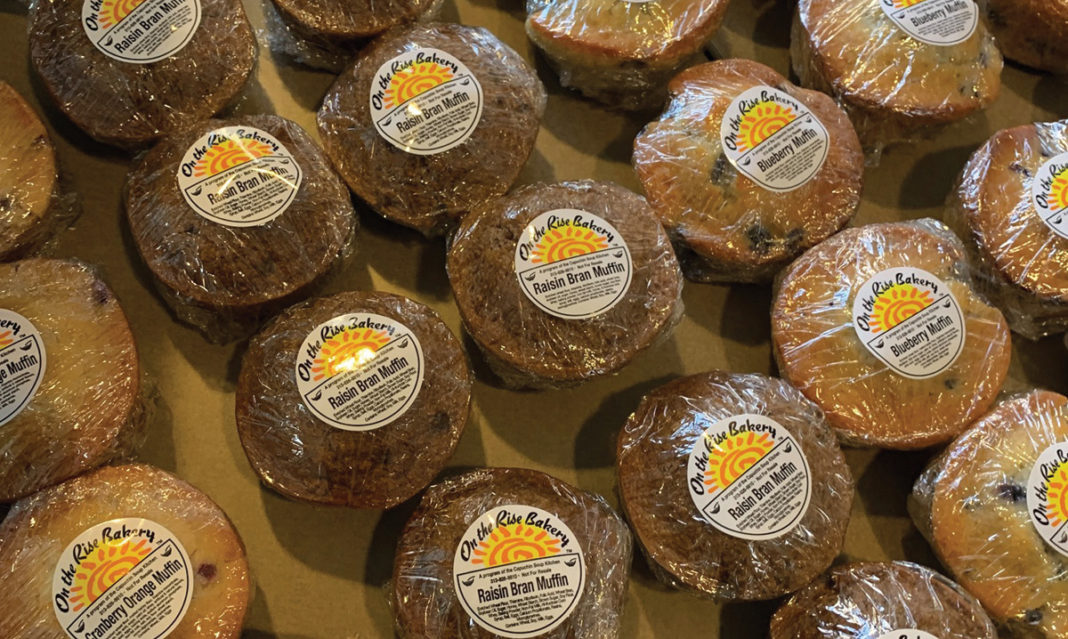 Close-up of some muffins