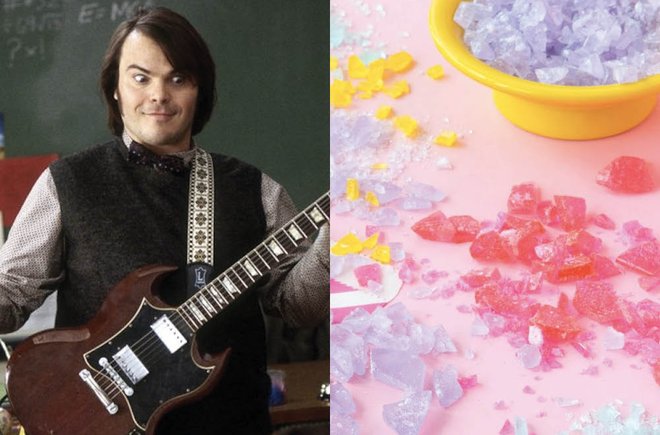 Image from school of rock and pop rocks