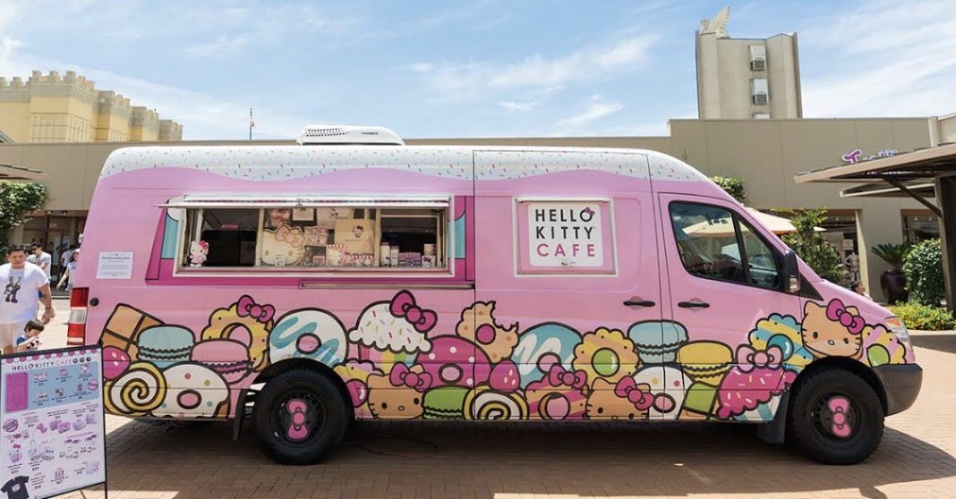 An image of the Hello Kitty Cafe truck