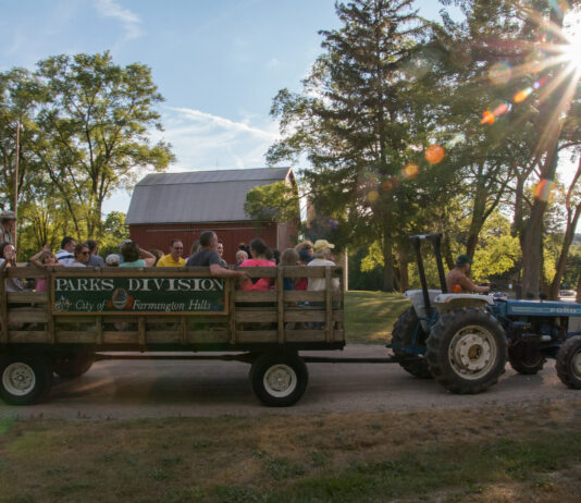 Hay Rides at Heritage Park in Farmington Hills