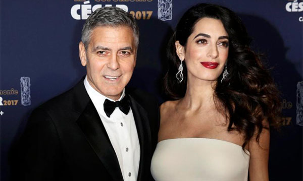 Amal and George Clooney