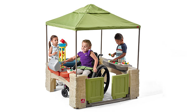 Win the All Around Playtime Patio with Canopy