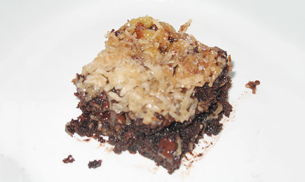 Chocolate dump cake